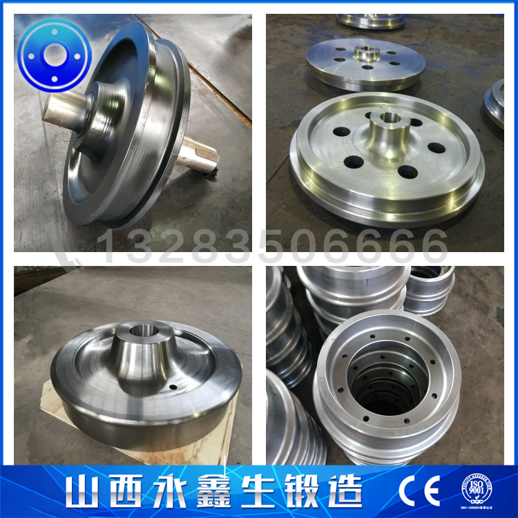 鍛造50SiMn車(chē)輪鍛件