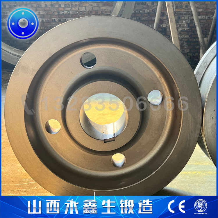 鍛造鋼渣機(jī)車輪鍛件